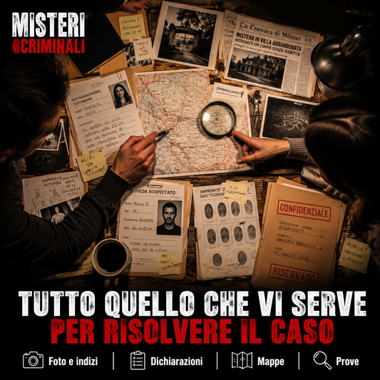 Giochi investigativi – L'offerta 3x1 di oggi: ricevi 3 casi reali + 7 casi "Express" bonus.